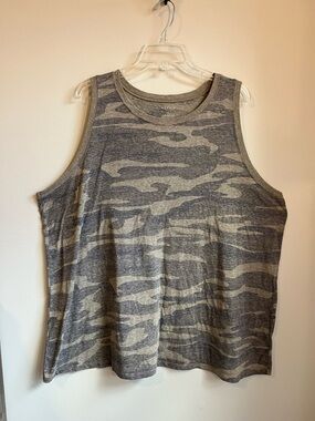 TORRID Neutral Camouflage Tank Top